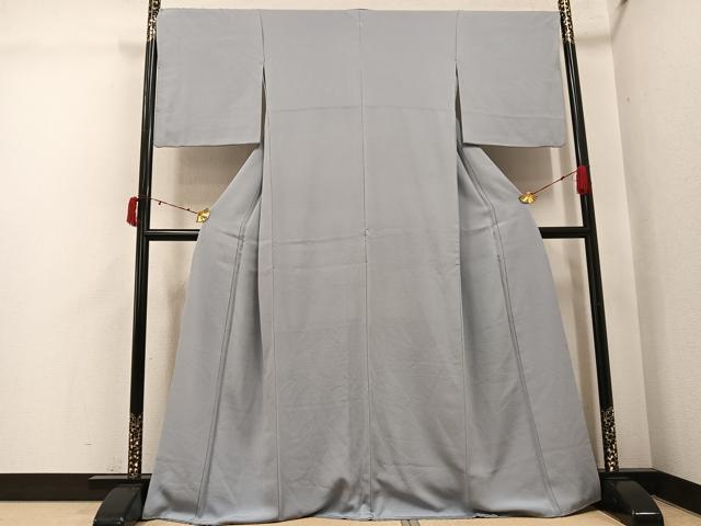 平和屋着物●上質な色無地　蕎麦切色　正絹　逸品　AABJ6204ph