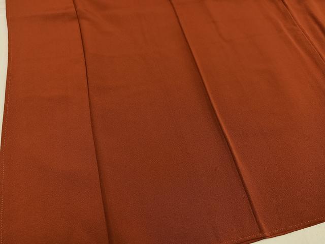 平和屋着物●上質な色無地　雀茶色　正絹　逸品　AABJ6215ph