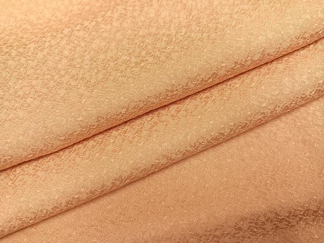 平和屋着物●上質な色無地　洒落柿色　正絹　逸品　未使用　AABJ6216ph