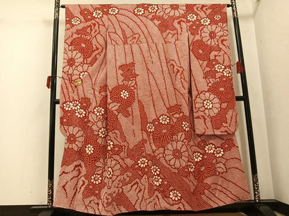 平和屋着物●豪華振袖　総絞り　花尽くし　正絹　逸品　AABJ6220ph