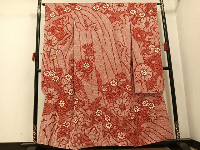 平和屋着物●豪華振袖　総絞り　花尽くし　正絹　逸品　AABJ6220ph