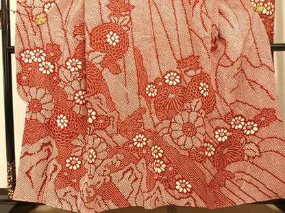 平和屋着物●豪華振袖　総絞り　花尽くし　正絹　逸品　AABJ6220ph