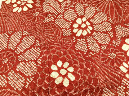 平和屋着物●豪華振袖　総絞り　花尽くし　正絹　逸品　AABJ6220ph