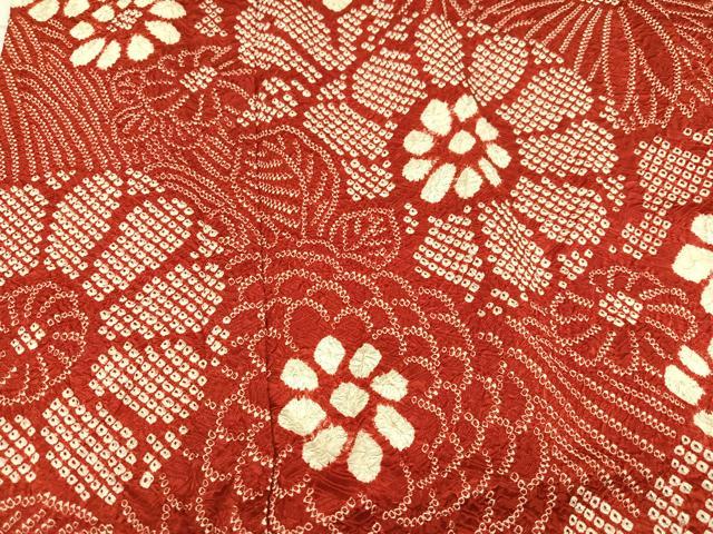 平和屋着物●豪華振袖　総絞り　花尽くし　正絹　逸品　AABJ6220ph