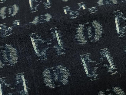 平和屋着物●久留米絣　アンサンブル　綿　逸品　AABJ6224ph