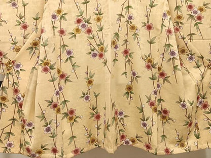 平和屋着物●小振袖　二尺袖　枝桜文　正絹　逸品　AABJ6225ph