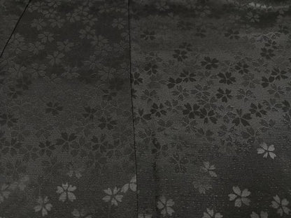 平和屋着物●小振袖　二尺袖　雪輪花文　金彩　洗える着物　AABJ6233ph