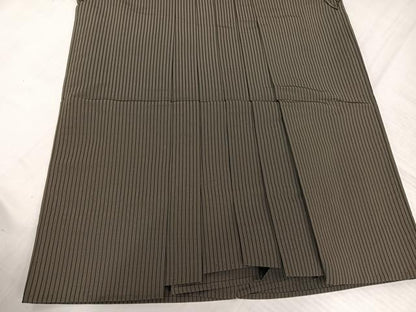 平和屋着物●男性　本場神代仙台平　行灯袴　縞　正絹　逸品　AABJ6257ph