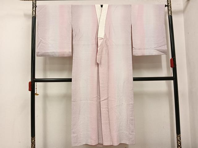 平和屋着物●長襦袢　無双仕立て　間道　やまと誂製　半衿刺繍　正絹　逸品　AABJ6272ph