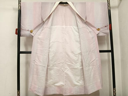平和屋着物●長襦袢　無双仕立て　間道　やまと誂製　半衿刺繍　正絹　逸品　AABJ6272ph