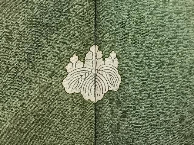 平和屋着物●上質な小紋　作家物　花地紋　暈し染め　正絹　逸品　AABJ6274ph
