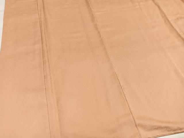 平和屋着物●上質な色無地　草花地紋　正絹　逸品　未使用　AABJ6277ph