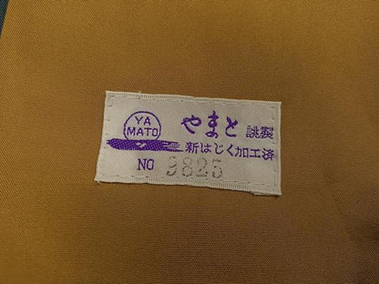 平和屋着物●本場大島紬　雲絞り　間道　やまと誂製　正絹　逸品　AABJ6281ph