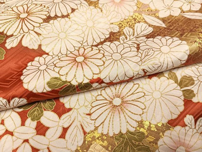 平和屋着物●豪華振袖　駒刺繍　霞花文　金彩　上代29万　仮絵羽　逸品　未使用　AABJ6284ph