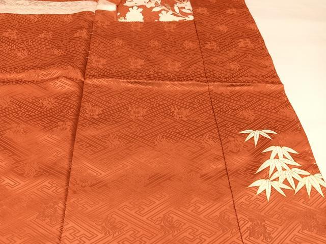 平和屋着物●豪華振袖　駒刺繍　霞花文　金彩　上代29万　仮絵羽　逸品　未使用　AABJ6284ph