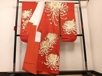 平和屋着物●豪華振袖　乱菊　金彩　正絹　逸品　AABJ6285ph