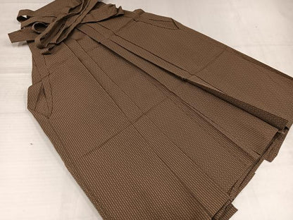 平和屋着物●男性　馬乗り袴　亀甲　正絹　逸品　AABJ6287ph
