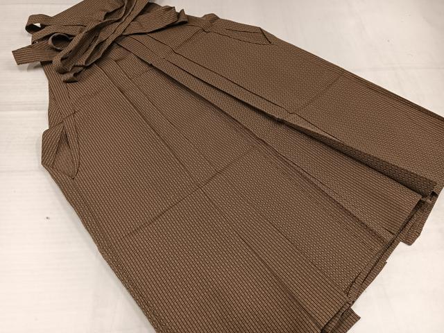 平和屋着物●男性　馬乗り袴　亀甲　正絹　逸品　AABJ6287ph