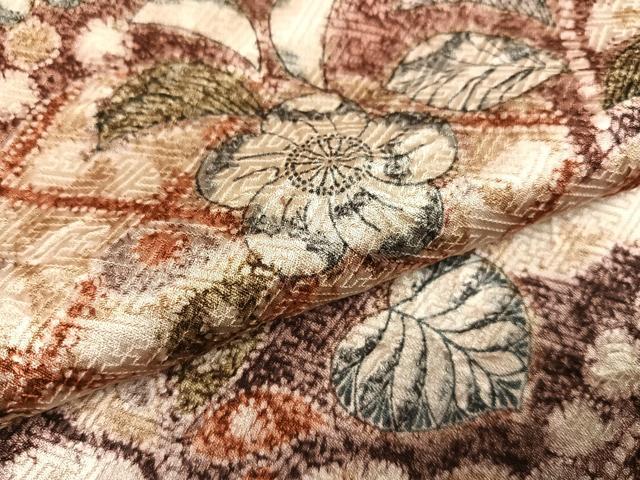 平和屋着物●訪問着　作家物　辻が花　絞り　正絹　逸品　AABJ6307ph