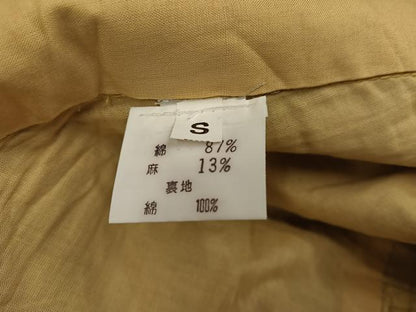 平和屋着物●小紋　格子　綿麻　AABJ6324ph