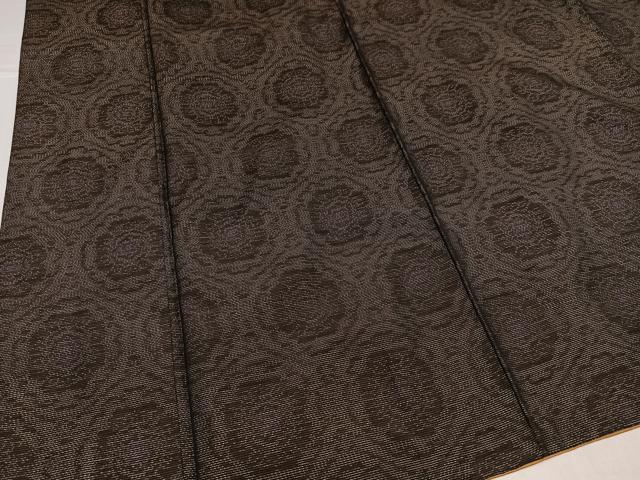 平和屋着物●本場大島紬　花尽くし　正絹　逸品　AABJ6328ph