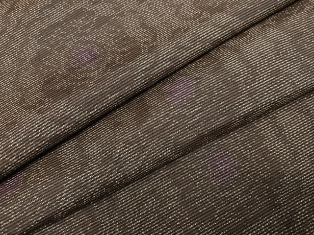 平和屋着物●本場大島紬　花尽くし　正絹　逸品　AABJ6328ph