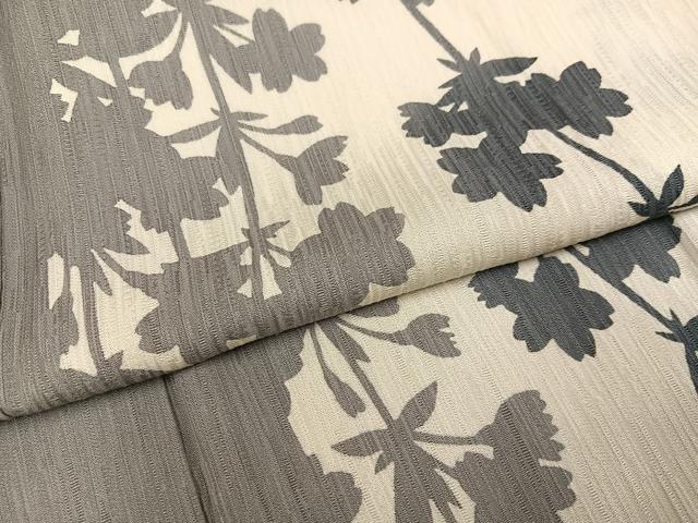 平和屋着物●訪問着　枝垂れ桜シルエット　正絹　逸品　AABJ6330ph