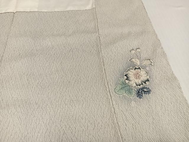 平和屋着物●越後十日町の一流染匠　桐屋・翠山工房　訪問着　絞り　辻が花　暈し染め　正絹　逸品　AABJ6338ph