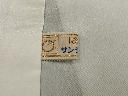 平和屋着物●上質な小紋　間道　丹後ちりめん　反端付き　正絹　逸品　AABJ6341ph