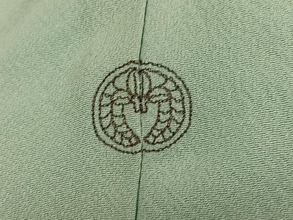 平和屋着物●豪華色留袖　総刺繍　舞花文　正絹　逸品　AABJ6347ph