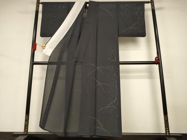 平和屋着物＊夏物　訪問着　絽　蛍　金彩　正絹　逸品　AABJ6361jd