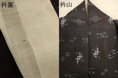 平和屋着物＊夏物　本場琉球絣　夏琉球　正絹　逸品　AABJ6365jd
