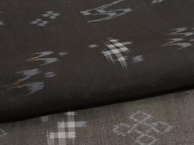 平和屋着物＊夏物　本場琉球絣　夏琉球　正絹　逸品　AABJ6365jd