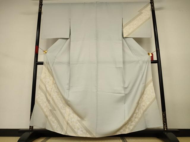 平和屋着物＊夏物　訪問着　絽　蔦の葉文　暈し染め　さが美扱い　正絹　逸品　AABJ6374jd