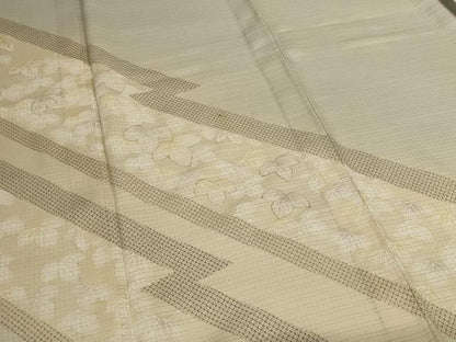 平和屋着物＊夏物　訪問着　絽　蔦の葉文　暈し染め　さが美扱い　正絹　逸品　AABJ6374jd