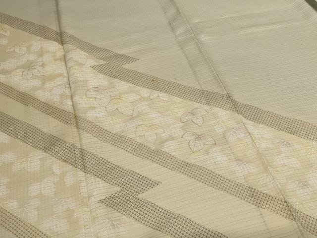 平和屋着物＊夏物　訪問着　絽　蔦の葉文　暈し染め　さが美扱い　正絹　逸品　AABJ6374jd