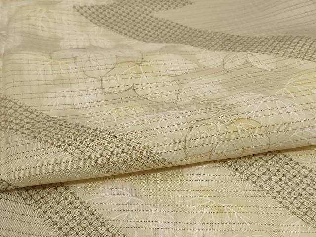 平和屋着物＊夏物　訪問着　絽　蔦の葉文　暈し染め　さが美扱い　正絹　逸品　AABJ6374jd