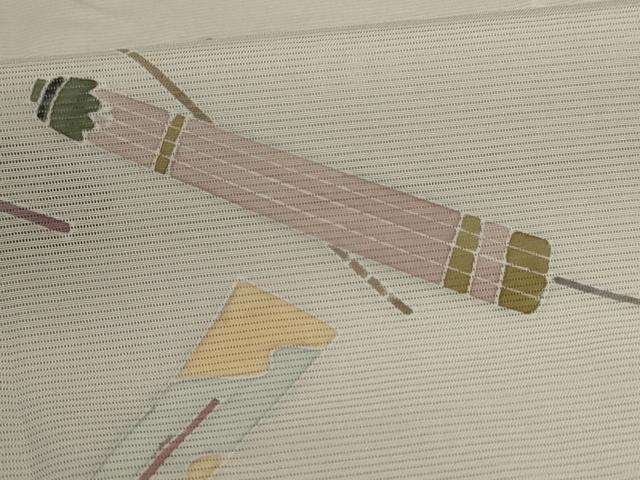 平和屋着物＊夏物　訪問着　絽　番傘　暈し染め　正絹　逸品　AABJ6380jd