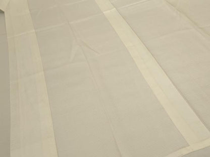 平和屋着物＊夏物　長襦袢　絽　白色　反端付き　正絹　逸品　AABJ6418jd