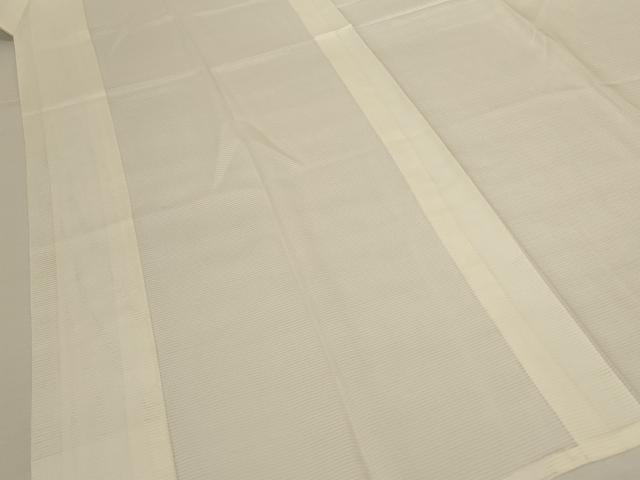 平和屋着物＊夏物　長襦袢　絽　白色　反端付き　正絹　逸品　AABJ6418jd