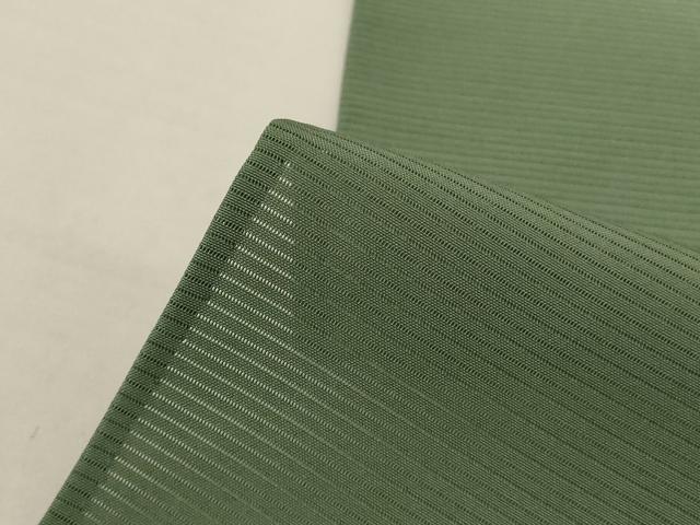 平和屋着物＊夏物　色無地　絽　麹塵色　五泉　ますいわ屋扱い　反端付き　正絹　逸品　未使用　AABJ6427jd