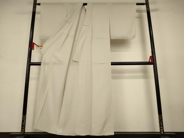 平和屋着物＊夏物　色無地　絽　砂色　正絹　逸品　AABJ6431jd