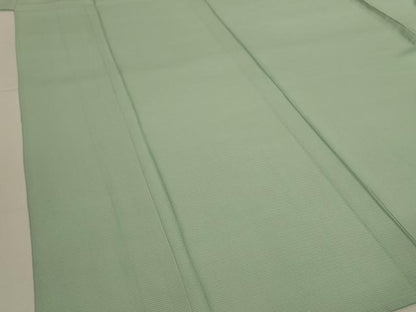 平和屋着物＊夏物　色無地　絽　薄萌葱色　証紙付き　正絹　逸品　AABJ6432jd