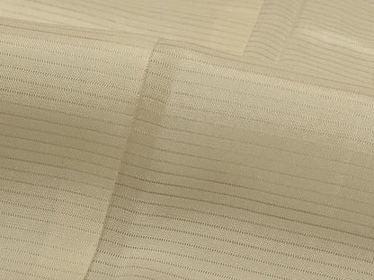 平和屋着物＊夏物　長襦袢　絽　鳥の子色　正絹　逸品　AABJ6433jd