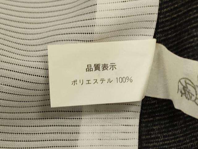 平和屋着物＊夏物　訪問着　絽　辻が花　黒地　洗える着物　AABJ6438jd