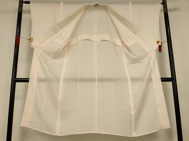 平和屋着物＊夏物　長襦袢　絽　肌色　正絹　逸品　AABJ6445jd