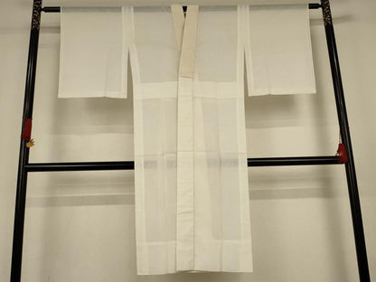 平和屋着物＊夏物　長襦袢　絽　生成り色　AABJ6451jd