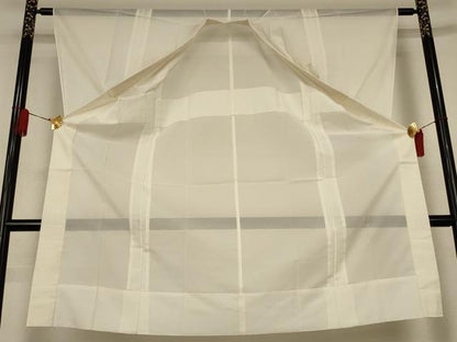 平和屋着物＊夏物　長襦袢　絽　生成り色　AABJ6451jd