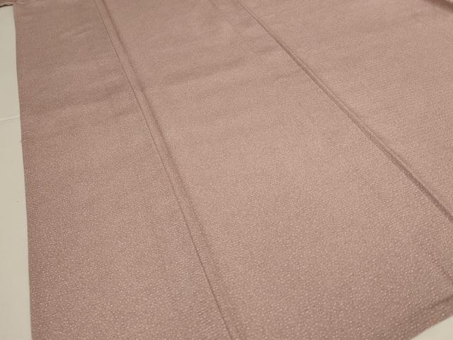 平和屋着物＊夏物　江戸小紋　絽　大小あられ　両面染め　正絹　逸品　AABJ6456jd