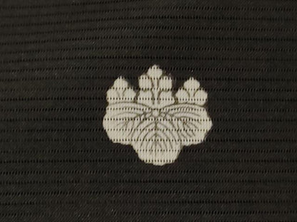 平和屋着物＊夏物　黒留袖　絽　花鳥文　銀彩　洗える着物　AABJ6458jd